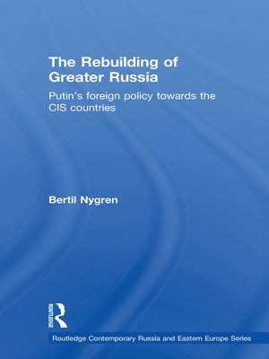cover image of The Rebuilding of Greater Russia